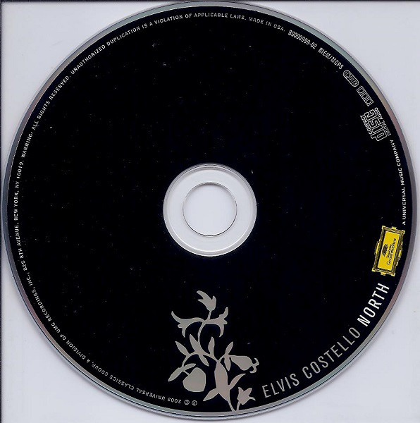 Elvis Costello  North : CD